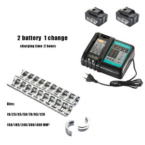 CE Certified EZ-400 Battery Powered Hydraulic <b>Crimping</b> Tool 120KN 16-400mm Hexagon <b>Crimping</b> 12 Dies Cordless Cable Lug Crimper E - Product Image 2
