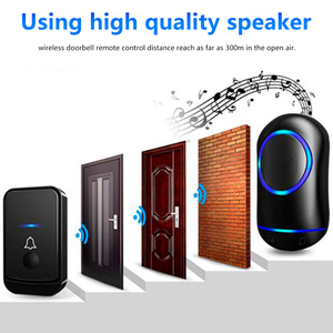 <span class=keywords><strong>Sonnette</strong></span> sans fil étanche 52 sonneries, <span class=keywords><strong>sonnette</strong></span> intelligente à brancher, <span class=keywords><strong>bouton</strong></span>-<span class=keywords><strong>poussoir</strong></span> longue portée 300m avec récepteurs - Product Image 4