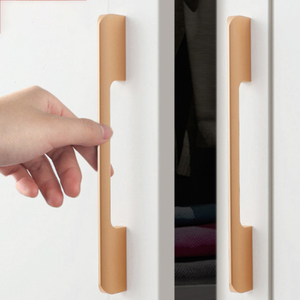 Modern Aluminum Alloy Drawer Handle Cabinet Pull <b>Black</b> Gold Concealed Wardrobe <b>Door</b> Handle Simple Extended Design - Product Image 2