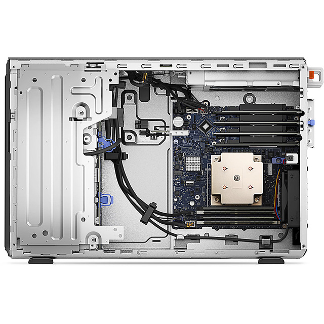 For Poweredge T350 Intel Xeon E-2336 CPU 6 Cores 16GB RAM 480GB 4*3.5'' SAS/SATA 5U Tower Server Stock 3-Year Warranty