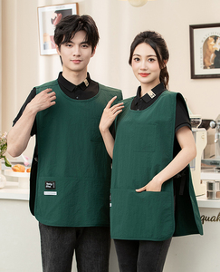 Delantal Impermeable de Alta Calidad con Logotipo Personalizado, Delantal para Personal con Bolsillos para Supermercado, Limpieza, Salón de Belleza, Uniforme de Servicio - Product Image 6