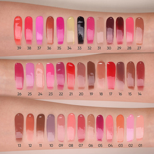 Bán buôn thuần chay nhãn hiệu riêng Glossy lâu dài Son bóng nude ánh sáng màu hồng không thấm nước làm cho logo của riêng bạn son bóng - Product Image 4
