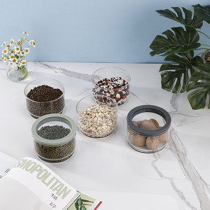 Daji Hydro bán buôn Stackable thực phẩm thủy tinh <span class=keywords><strong>Jar</strong></span> với kính nắp lò vi sóng an toàn tùy chỉnh thiết kế bát thủy tinh - Product Image 4