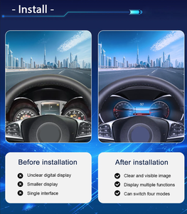 Nuevo Panel de Instrumentos Digital con Pantalla LCD de 12.3'' para W205, Velocímetro para Clase C GLC X253, CarPlay Inalámbrico - Product Image 5