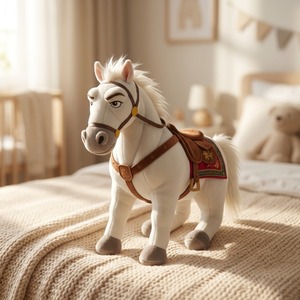 Peluche Cavallo Super Morbido di Alta Qualità all'Ingrosso con Imbottitura in Cotone PP, Durevole e Sicuro per Bambini, Ottimo per Regali - Product Image 3