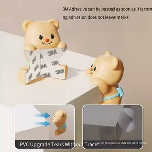 Protection d'angle de table créative et mignonne en forme d'ours, anti-collision, protection d'angle de table et autocollant anti-choc à angle droit - Product Image 5