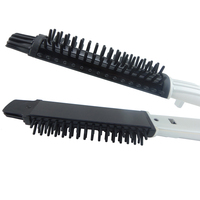 Plaques en céramique, lisseur de cheveux 2 en 1, chauffage rapide PTC, affichage de la température LED, 180-200 ℃   Double tension 45W