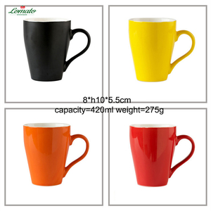 Mug en céramique avec glaçure de couleur personnalisée, avec logo, cadeau promotionnel pour entreprise, pour supermarché, hôtel, vente en gros - Product Image 1