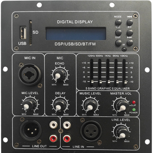 <b>Speaker</b> <b>Amplifier</b> Module 250W with for FM Radio DSP Effects Made in Italy - Product Image 2
