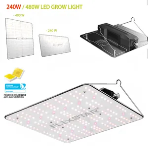 Flexstar Horticulture en stock 120 W Dimmable Led Plant Grow Light 120 watt pour tente hydroponique