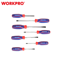 Kit d'outils à main WORKPRO 56 pièces avec embouts de tournevis de précision multi-usages, embouts de tournevis à fente et Phillips, dans une boîte