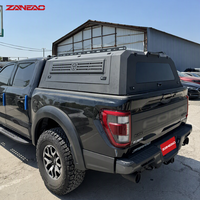 Capot rigide en alliage d'aluminium pour pick-up avec panneaux latéraux MOLLE et porte arrière solide pour Chevrolet Colorado