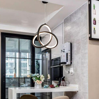 Moderne Unique Style Trèfle Fleur Simple Restaurant Hall Porche Lampe Canal Balcon Petit Couloir Led Pendentif Lumière Lustre