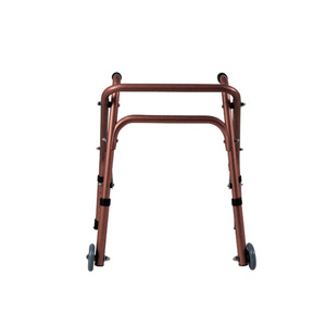 Andador de aleación de aluminio con ruedas para ancianos, equipo de rehabilitación y asistencia para la movilidad - Product Image 4
