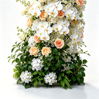 Arche florale en métal personnalisée pour fleurs artificielles – Durable, écologique, idéale pour mariages romantiques et décorations de fêtes