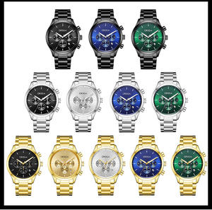 Reloj de pulsera multifuncional para hombre con tres esferas y seis manecillas, con fecha, venta al por mayor de fábrica, reloj de cuarzo moderno y ejecutivo - Product Image 2