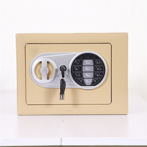 High Quality Mini Metal Safe <b>Box</b> Electronic <b>Lock</b> Intelligent Password <b>Lock</b> for Office Home Use Cash Money Jewelry Safe - Product Image 2