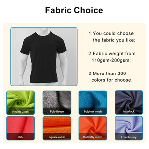 Camisetas de Manga Corta para Hombre de Alta Calidad, Cuello Redondo, Tejido de Poliéster/Nailon, Secado Rápido y Transpirable - Product Image 6