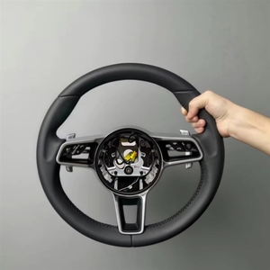 Volant sport compatible JIANSHAN en cuir, bois, aluminium et fibre de carbone, ajustement personnalisé <span class=keywords><strong>pour</strong></span> - Product Image 5