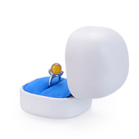 Nouvelle boîte à bijoux en cuir PU de qualité supérieure, design dôme, pour cadeau, alliance, boucles d'oreilles, clous d'oreilles, collier, double bague
