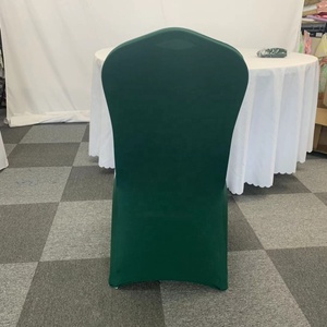 Housse de chaise extensible en polyester et élasthanne <span class=keywords><strong>vert</strong></span> émeraude pour mariages, banquets, événements, hôtels, restaurants - Product Image 6