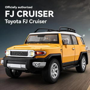 Toyota FJ Cruiser Premium, Modelo de Auto SUV de Metal Fundido a Presión con Licencia Oficial, Escala 1:24, con Puertas que se Abren, Interior Detallado y Llantas de Goma - Product Image 5