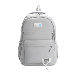 Student <b>Backpack</b> 15 Inches Solid Color Unisex <b>School</b> Education <b>Large</b> Capacity For Junior Senior High <b>School</b> Students - Product Image 5