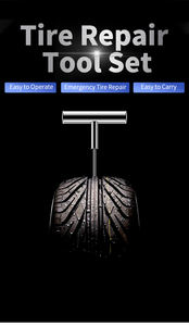 <span class=keywords><strong>Kit</strong></span> de reparación de neumáticos adhesivos, <span class=keywords><strong>pinchazos</strong></span> de reparación y enchufes planos automotrices, Ideal para coches, camiones, 35 piezas - Product Image 3