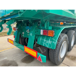 LUYI Alta calidad 4 ejes Cilindro hidráulico Camiones volquete Semirremolques 60 Ton 80 Ton Capacidad Robusto 60 Ton 80 Ton Camiones volquete - Product Image 6