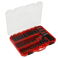 Kit de 80 embouts magnétiques multi-tailles pour tournevis à chocs, embouts hexagonaux et embouts de perçage, avec étui de rangement transparent en plastique