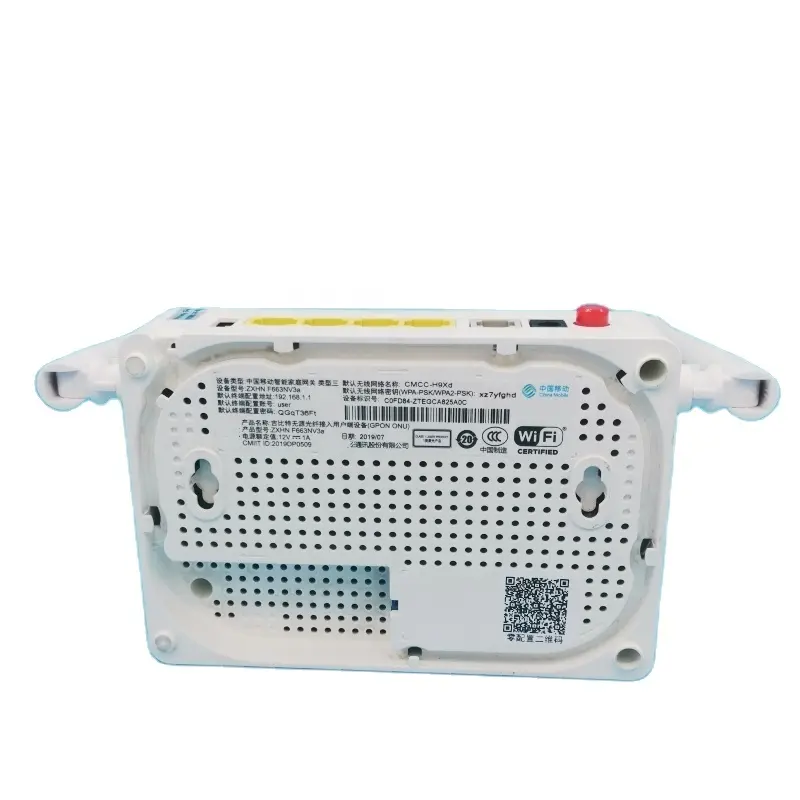 ONTモデム工場価格F663NV3A 1GE + 3FE + 1TEL + WIFI GPON XPON ONU FTTHルーター英語システム