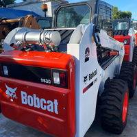 Chargeuse compacte polyvalente à levage radial, forte force de rupture, Bobcat S630 d'occasion pour travaux de génie civil général
