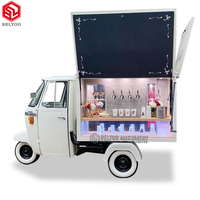 2024 nouveau Design Tuk Tuk bière Mobile Cocktail Bar crème glacée chariot café chariot Hot Dog Stand électrique Tricycle camions de nourriture à vendre