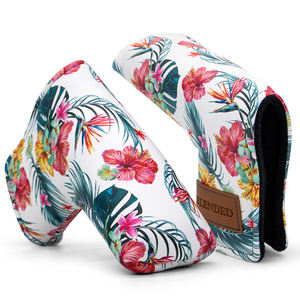 Housse de putter de golf personnalisée de haute qualité avec impression magnétique florale - Product Image 2