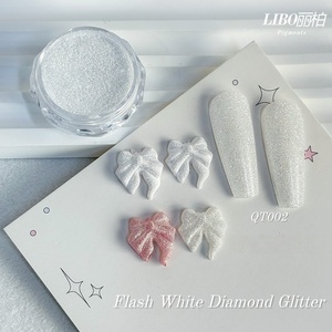 New Arrivals Shimmer Diamond Glitter Wedding Nail Decorative White Flash Diamond Glitter - Product Image 2