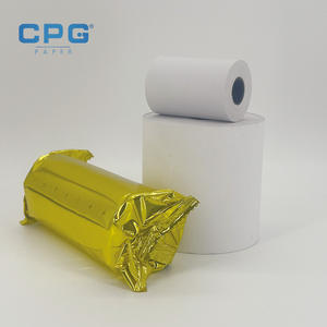 Papel Térmico para Recibos de Cajero Automático/Terminal Punto de Venta, Impresión Nítida de Imagen Profunda, 80x80mm, 55gsm, Venta al por Mayor de Fábrica - Product Image 1