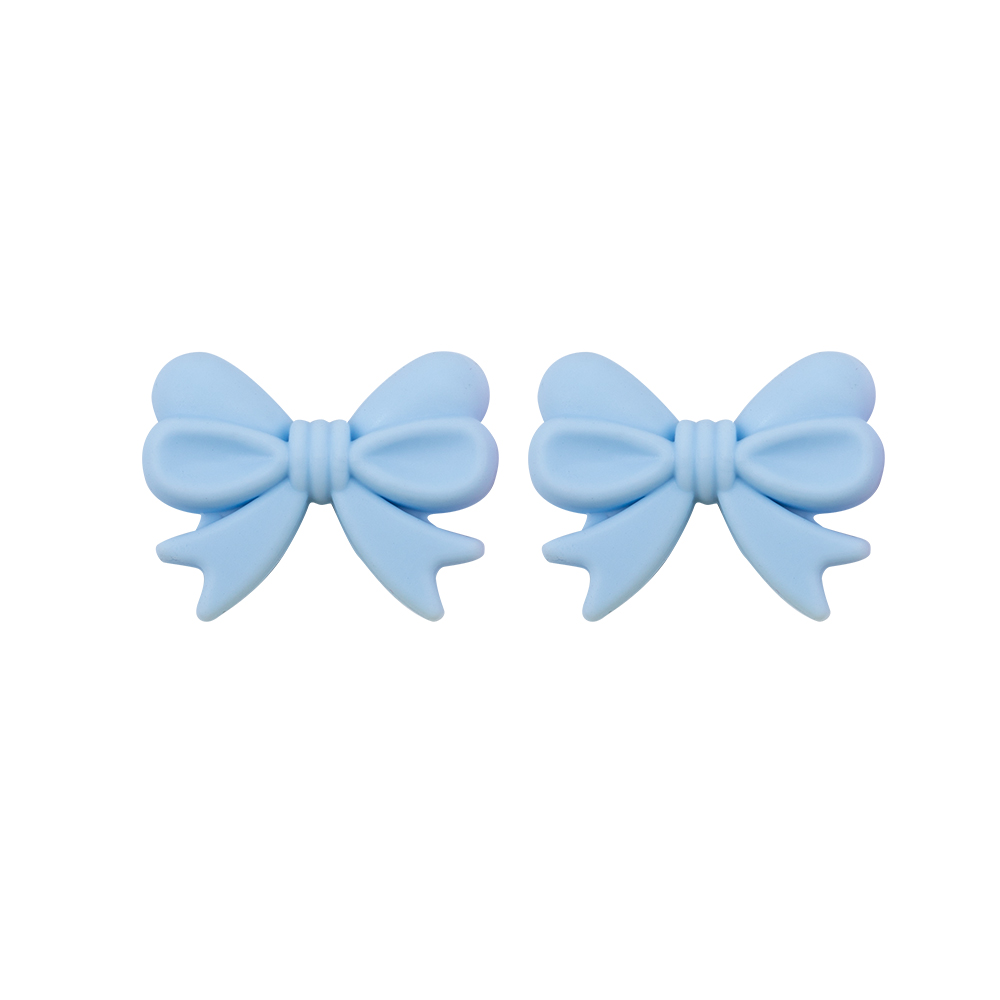 Noeud Perle focale Bleu Pastel SA63