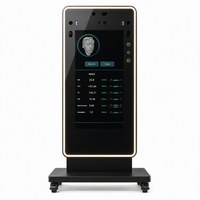 Capteur intelligent de test de glycémie, Analyse de santé par IA, Miroir de santé sur pied de 32 pouces X-FACE FEIPU VitaMirror, Assurance Bien-être