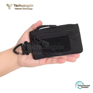 Pochette de rangement compacte en tissu Oxford avec fermeture éclair et patch pour une utilisation en camping en plein air - Product Image 5