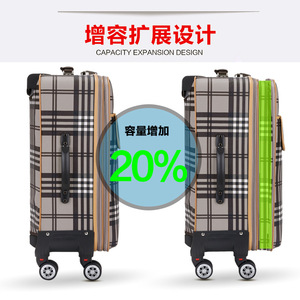 2024 Popular PU Travelling Hand Luggage Bag Password Travel Box Business Spinner Wheels Suitcase <strong>Trolle</strong> - Product Image 3
