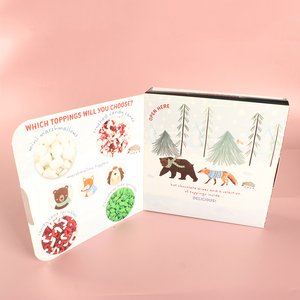 Mezcla de Chocolate Caliente Personalizada, Caramelos Duros Impresos, Malvaviscos de Varias Formas, Chispas de Caramelo, Embalaje de Regalo, Marca OEM, 179 g - Product Image 2