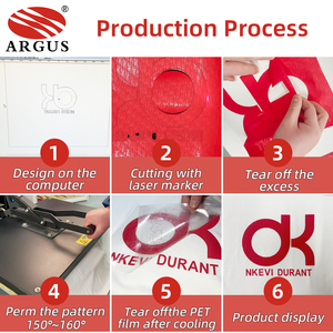 Argus Laser Chết Cắt Quần Áo Logo Nhãn Truyền Nhiệt In Phim PVC Chữ Thiết Bị Phim Cho Ngành Công Nghiệp Quần Áo - Product Image 3