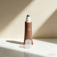 Tube en plastique personnalisé avec bille roll-on pour crème contour des yeux et brillant à lèvres, bouchon à vis 10ml/15ml/20ml 30ml/50ml, soins de la peau
