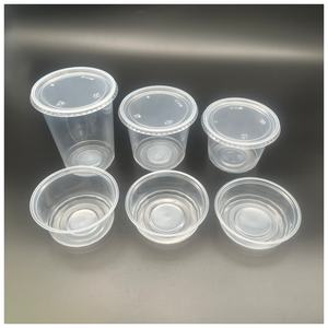 Récipients jetables en plastique de stockage des aliments PP Deli avec couvercles hermétiques 8oz 12oz 16oz 24oz 32oz - Product Image 3