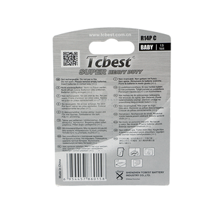 超重型干电池R14P C尺寸UM-2锌碳电池 - Product Image 5