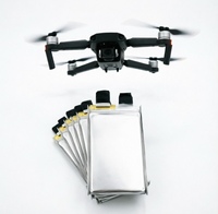 Cellule de batterie haute densité sans anode 3,7 V 45000 mAh 400 Wh/kg, cellule lithium-ion en pochette pour drone à voilure fixe, longue autonomie de vol