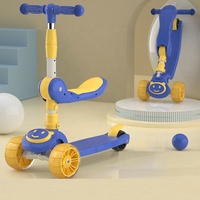 Jouet enfant 3 roues vélo portable balance scooter kick scooter pour enfants 2002