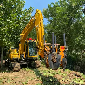Boomverhuizer Machine Tree Mover Transplanter Machine Hydraulische Spade Graven Boom Verwijderbaar Voor Graafmachine