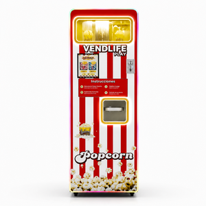 VENDLIFE Metal Snacks <b>Popcorn</b> Maker <b>Machine</b> Popular Fast Food Vending Coin Operated Games for Cinemas & Shopping Malls - Product Image 1
