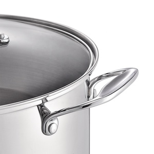 Pentole per zuppa in acciaio inossidabile con pentola alta con manico in filo 5L 7L 9L 11L 13L 15L - Product Image 3